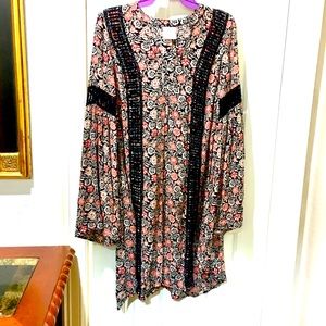 Target brand boho gypsy festival mini dress